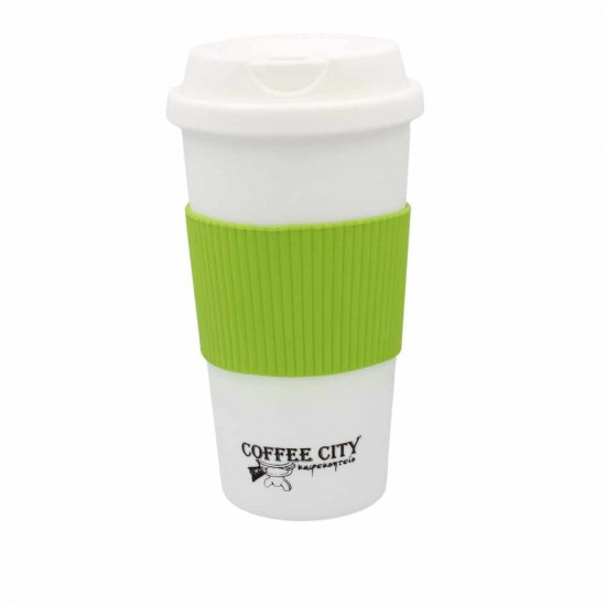 ΠΟΤΗΡΙ ΠΟΛΛΑΠΛΩΝ ΧΡΗΣΕΩΝ COFFEE CITY ΛΕΥΚΟ 450ml
