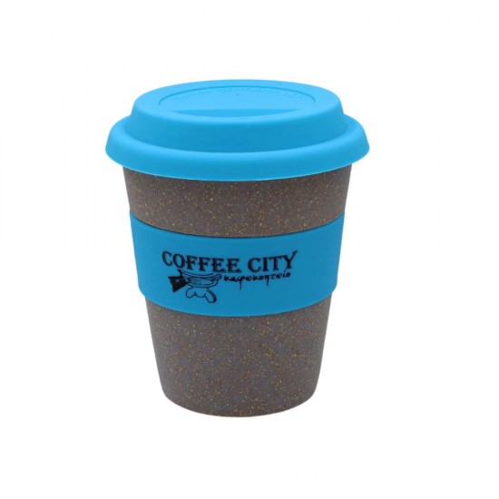 ΠΟΤΗΡΙ ΚΑΦΕ BABOO COFFEE CITY ΜΠΛΕ 350ml