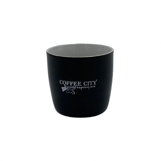 ΚΕΡΑΜΙΚΗ ΚΟΥΠΑ ΜΑΥΡΗ COFFEE CITY 370ml