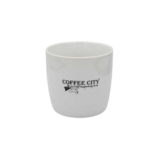 ΚΕΡΑΜΙΚΗ ΚΟΥΠΑ ΛΕΥΚΗ COFFEE CITY 370ml